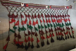 Vintage Bedouin  Large Wool  Door or  Wall Hanging 23/2 - Picture 1 of 9