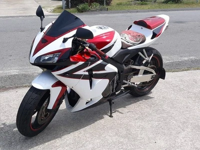 Conjunto de carenagem FKA plástico injeção vermelho branco adequado para Honda 2005-2006 CBR600RR m05 - Imagem 1 de 4