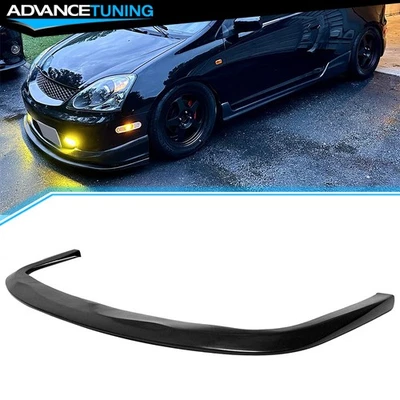 Universal Fitment CS STI Style PU Front Bumper Lip Spoiler Splitter Unpainted Foto 1 de 4