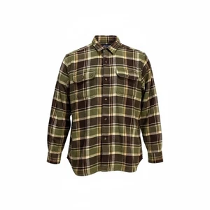 Stormy Kromer Men's Size L Plaid Flannel Shirt Long Sleeve Button Down Cotton - Picture 1 of 9