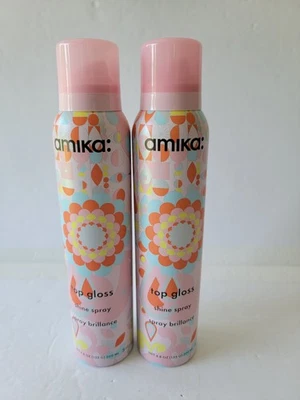 Amika Top Gloss Hair Shine Gloss Spray Hair Styling Product 4.8 oz - Set Of 2 - Image 1 of 3