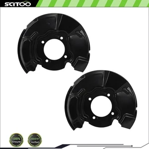 Front LH&RH Brake Dust Shields Steel For Toyota FJ Cruiser 4Runner 4WD 4.0L - Picture 1 of 6