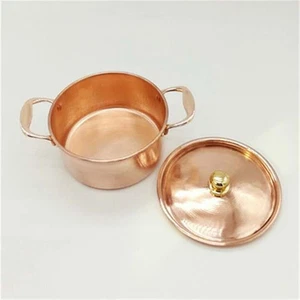 Kupfertopf mit Deckel Kochtopf Suppentopf für Restaurant Kochen Kommerziell - Bild 1 von 7
