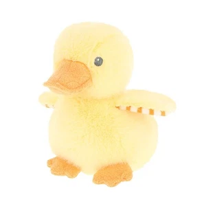 Keel Toys Keeleco Fuzzy Duck 15cm 100% Recycled Materials Unisex Duck Pastel Eye - Picture 1 of 2