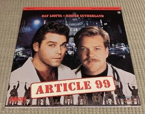 ARTICLE 99 (LASERDISC) Ray Liotta Keifer Sutherland Lea Thompson GREAT FILM! - Picture 1 of 2