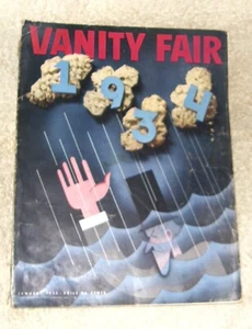 Vanity Fair Mag January 1934 Stalin Boris Karloff,Ethel Waters, Leni Riefenstahl - Picture 1 of 4