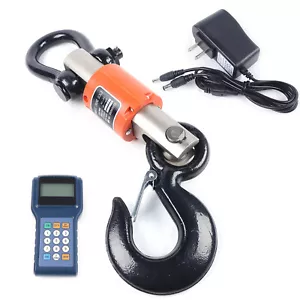 Bilancia gru sospesa digitale elettronica wireless 10T HD con misuratore portatile Dc3,6v - Foto 1 di 14