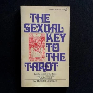 Theodor Laurence - The Sexual Key To The Tarot - Signet Paperback - 1973 Occult - Foto 1 di 3