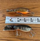 Pair of Arbogast Mud Bugs- 3 3/4"size, Crawfish Colors- great condition.