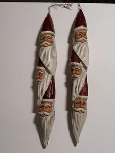 Santa Claus Ornaments With Enchanting Eyes (2) - Picture 1 of 2
