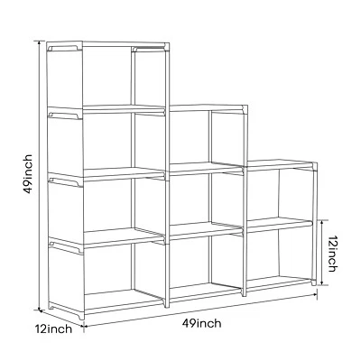 Modular Storage Shelf Cube Unit 4/8/9 Cube Organizer with Fabric Bins Tool-Free - Image 1 of 4
