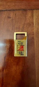 Vintage Original Multi-Colored Double Sided Surf Tobacco Advertising Keychain - Picture 1 of 3
