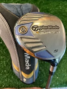 RH TaylorMade Burner Steel 5 Wood 18* ⛳️ Ladies Flex Graphite +HC #B503 - Picture 1 of 10