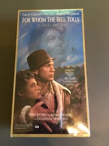 For Whom the Bell Tolls VHS Gary Cooper Ingrid Bergman BNIB Sealed 2 Tapes - Picture 1 of 3
