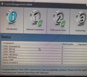 Cerec SW 4.6 Extended 4.6 Licenses SIRONA Dongle and Software - Picture 1 of 1