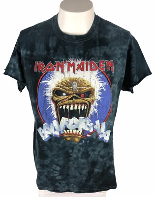 铁娘子加州男式大号衬衫无边袖染色复古 — 第 1/4 张图片