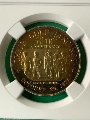 PHILIPPINES 1994 100 PISO MACARTHUR LEYTE GULF LANDING COMMEM NGC PF 67 UC      - Image 1 of 4