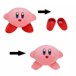 6" Kirby Barefoot Big Feet Kirby Plush Toy Stuffed Doll Kids Xmas Gift - Picture 1 of 10