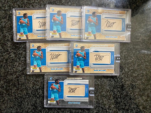 6) 2022-23 Panini Instant Floorboard Signatures Mark Williams #1/1 Auto #/5