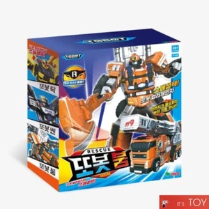 TOBOT BOOM Turmeric Orange Special pack Rescue Fire Engine Truck Robot Car Toy - Picture 1 of 7