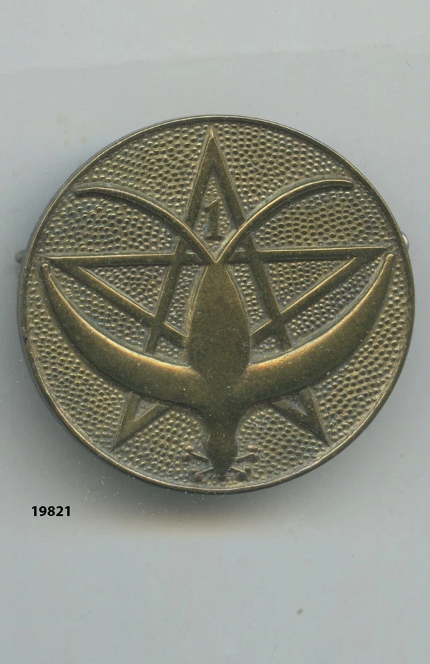 Insigne nord - africain , 1  Rgt. de Tirailleurs Marocains   - Photo 1/1