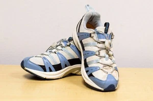 Dr. Comfort DRC Shoes Women’s Size 10W Refresh STK#3950 White & Blue Diabetic - Picture 1 of 10