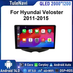 For Hyundai Veloster FS 2011-2015 Stereo Car Radio CarPlay GPS Multimedia Player - Picture 1 of 31