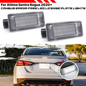 For 2019/20-up Nissan Altima Sentra 2pcs LED License Plate Lights 6000K White - Picture 1 of 5