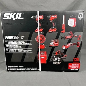 SKIL PWRCORE 12V 10-Tool Brushless Combo Kit with Two 2AH Batteries Sealed - Picture 1 of 4