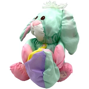 Peluche Fisher Price Puffalump conejito de Pascua de colección verde menta 1988 juguete difícil de encontrar - Imagen 1 de 6