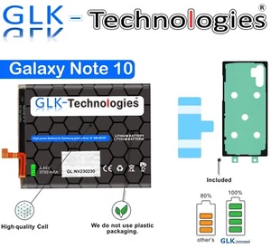 Batteria GLK per Samsung Galaxy Note 10 SM-N970F EB-BN970ABU PRO N E U senza set - Foto 1 di 4