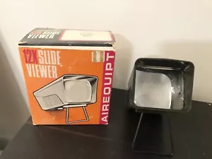 Airequipt Viewer Vintage 12X Slide In Original Box Hand Held Untested MCM Flaw - Picture 1 of 4