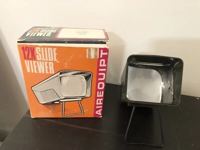 Airequipt Viewer Vintage 12X Diapositiva en Caja Original Mano Sin Probar Defecto MCM Foto 1 de 4