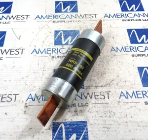 Gould NRS 500 NRS500 500 Amp 600 Volt One Time Non Renouvelable Fuse new in box - Picture 1 of 6