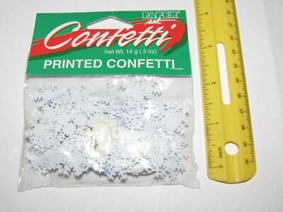Let it Snow Confetti #029136, Winter Confetti, Snowman Confetti, 1/2 oz/pk - Image 1 of 4