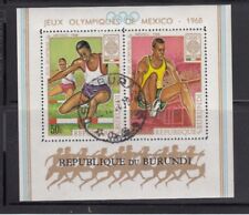 Mexico Olympic Games Souvenir sheet, 1968 Burundi [W03]