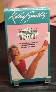KATHY SMITH'S ULTIMATE STOMACH & THIGHS WORKOUT VHS 1989 85 MIN WORKING - Picture 1 of 3