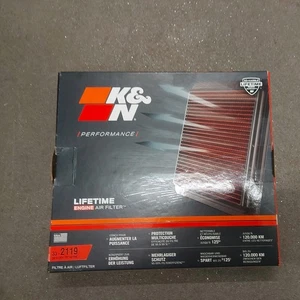 K&N Air Filter fit LAND ROVER/CITROEN/PEUGEOT, 4.0/4.6L, 1.6L DSL BLUEHDI - Picture 1 of 1