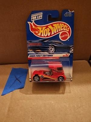 Hot Wheels Semi-Fast #914 First Editions 8 of 26 Red Die-Cast Truck 1999 - Image 1 of 2