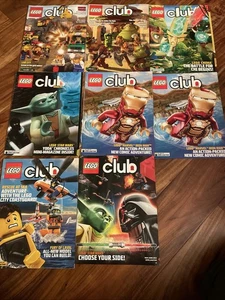 Lot of 8 Lego Club Magazines/Lego Magazines 2012 - 2014 - Imagen 1 de 1