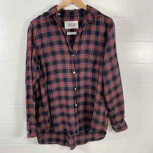 Grayson Frank Eileen Womens The Hero Tartan Plaid Long Sleeve Shirt sz 3 (XL) - Picture 1 of 12