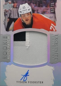 2023-24 Exquisite Tyson Foerster Rookie Auto Patch /71 - Philadelphia Flyers - Bild 1 von 3