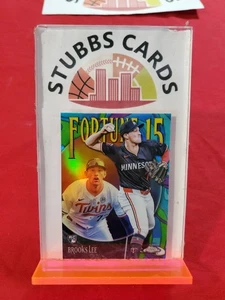 Brooks Lee - 2025 Topps Chrome - Fortune 15 (RC) Rookie Card #F15-14 - B - Picture 1 of 2