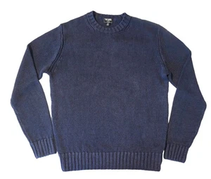 TODD SNYDER Men's sz S Navy Linen Crew Neck Sweater - Picture 1 of 2