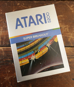 SUPER BREAKOUT Atari 5200 Video Game w/ Original Box & Manual USED UNTESTED