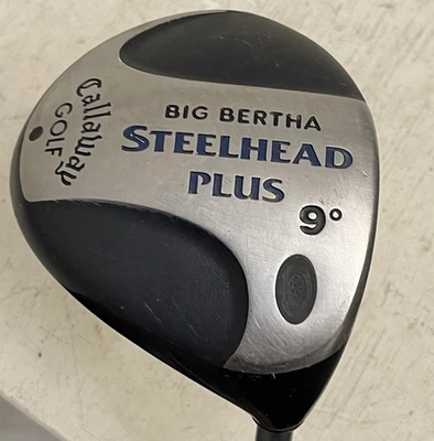 Callaway Big Bertha Steelhead Plus 9° madera firme flexión varilla de grafito 44"" Foto 1 de 4