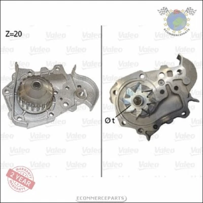 Pompe à eau Valeo pour DACIA SANDERO LOGAN NISSAN KUBISTAR RENAULT THALIA MEGAN - Photo 1/3