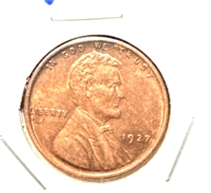 1927 lincoln wheat cent BU - Picture 1 of 2