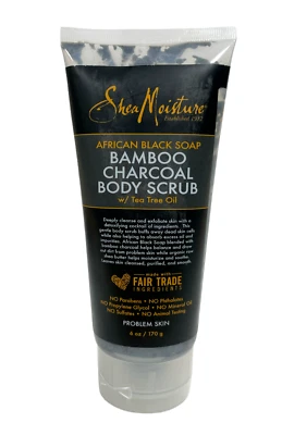 乳木果保湿竹炭身体磨砂膏 (6fl/170ml) 全新 — 第 1/2 张图片