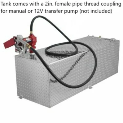 RDS 70326 69 加仑矩形油箱适合 6 英尺和 8 英尺卡车床新品 — 第 1/3 张图片